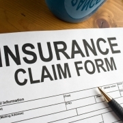 A photo of an insurance claim form.